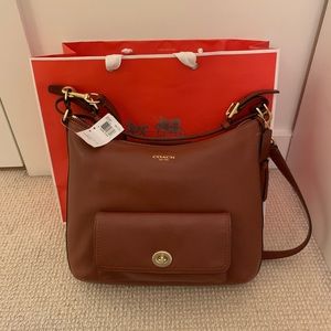Coach Leather Courtney Hobo Bag, new with tags!